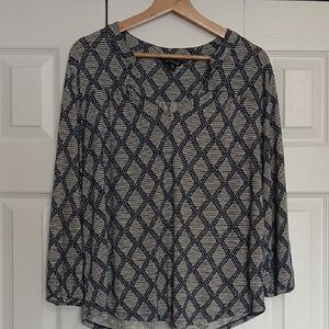 Lucky Brand Peasant Blouse
